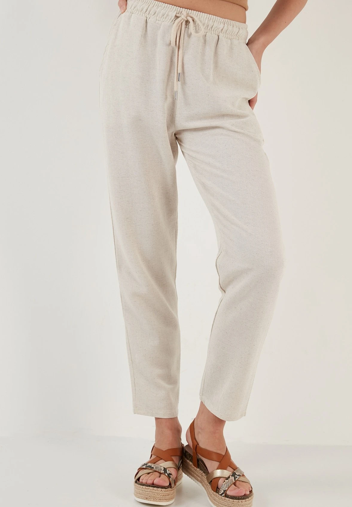 LELA Regular Fit - Broek - Beige - Afbeelding 5