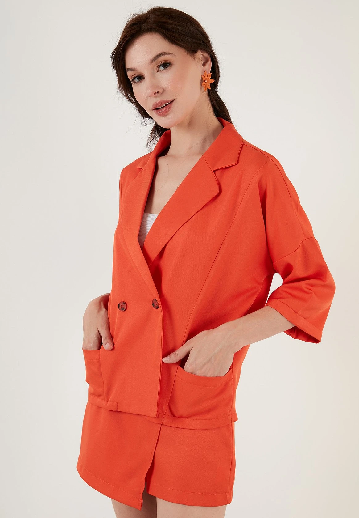 LELA Fit - Blazer - Orange