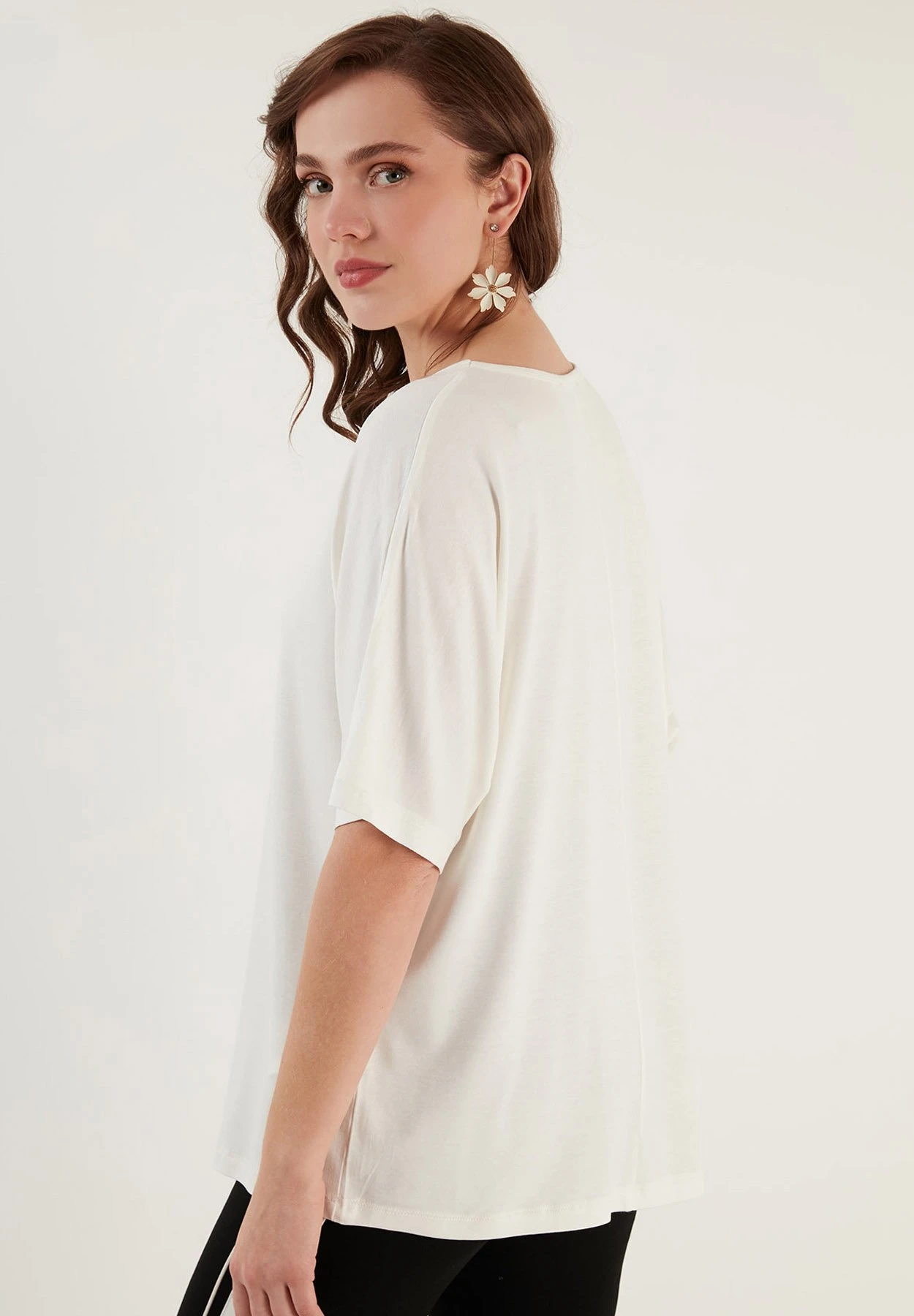 LELA Loose Fit - Blouse - Ecru - Afbeelding 2