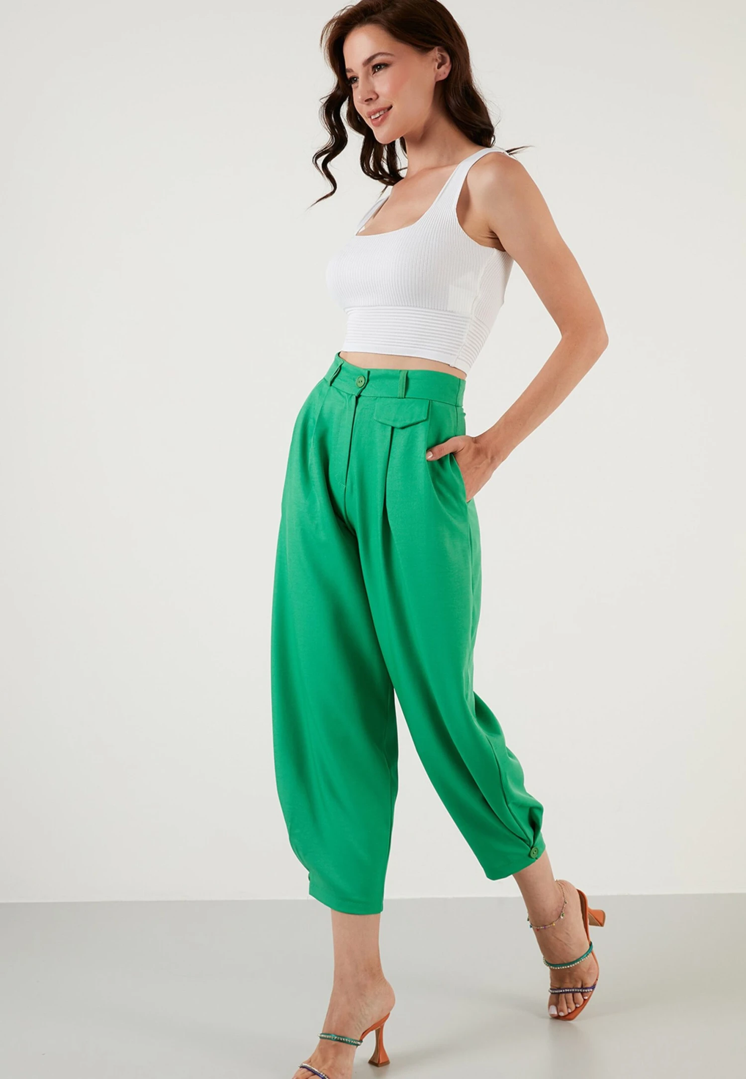 LELA Broek - Green - Afbeelding 4