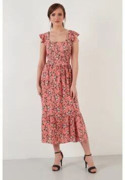 LELA Regular Fit - Jurk - Dusty Rose Color