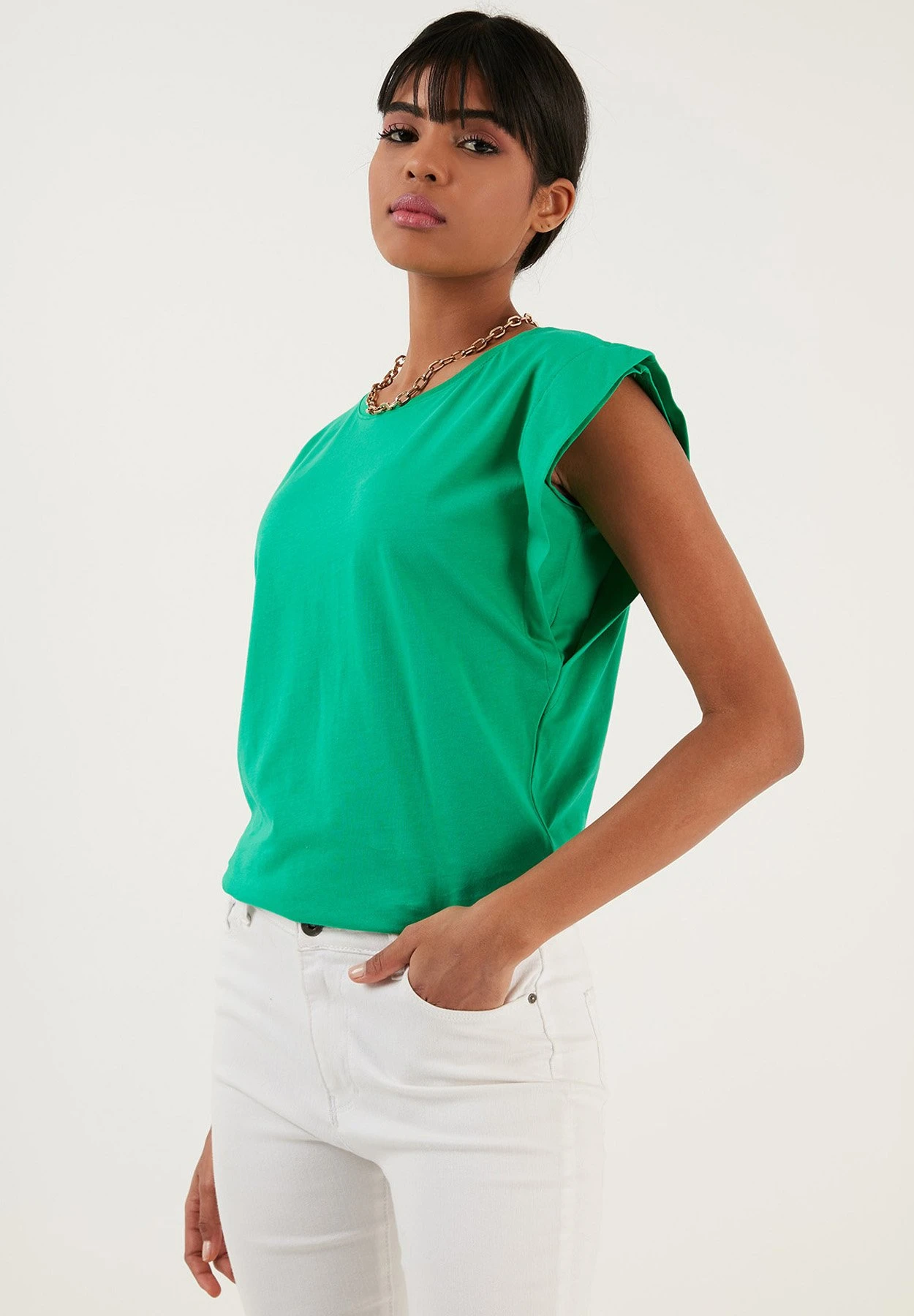 LELA Crew Neck - T-Shirt Basic - Benetton - Afbeelding 4