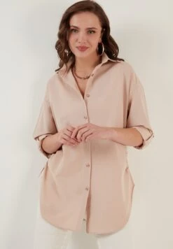 LELA Overhemdblouse - Stone