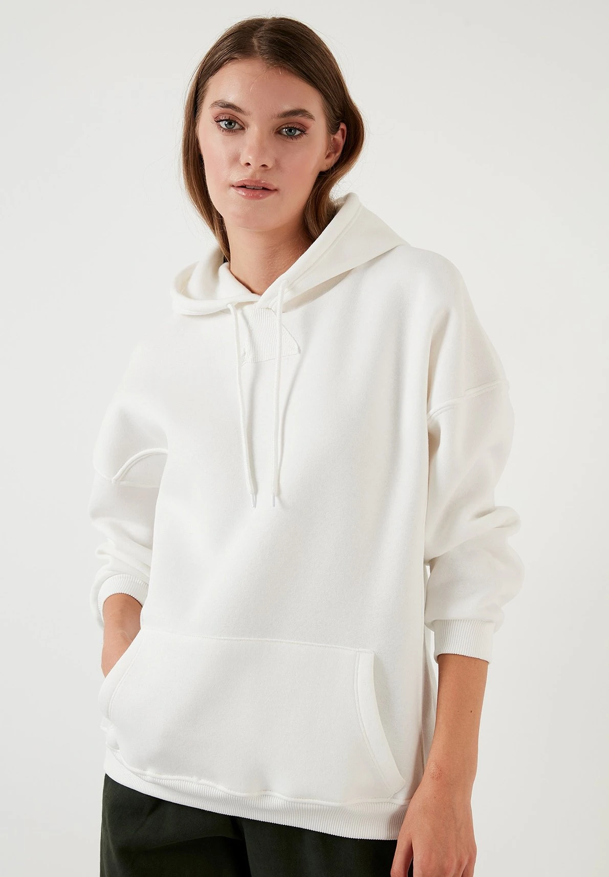 LELA Regular Fit - Hoodie - Ecru - Afbeelding 3