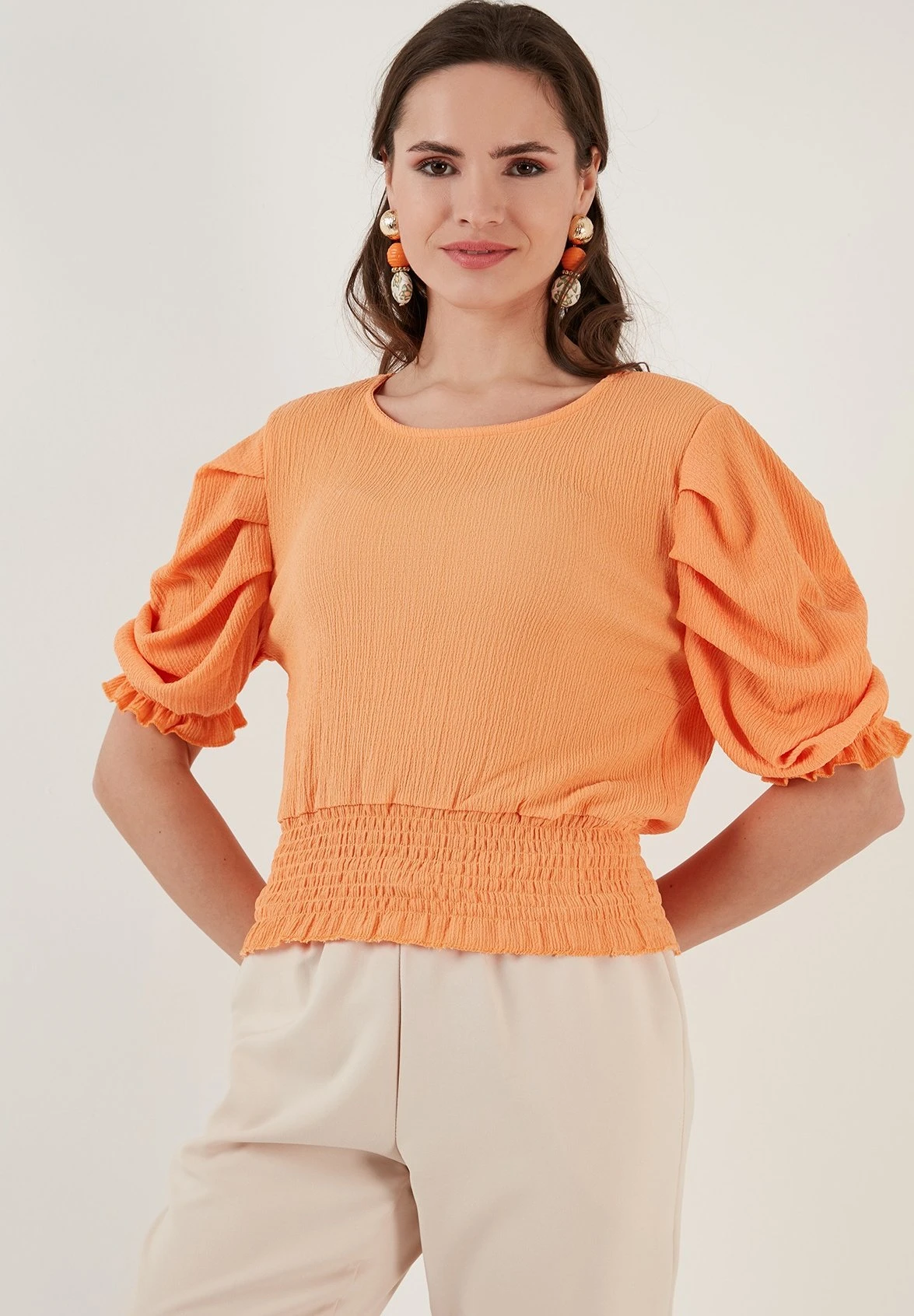 LELA Blouse - Light Orange