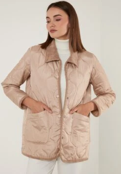 LELA Regular Fit - Winterjas - Beige