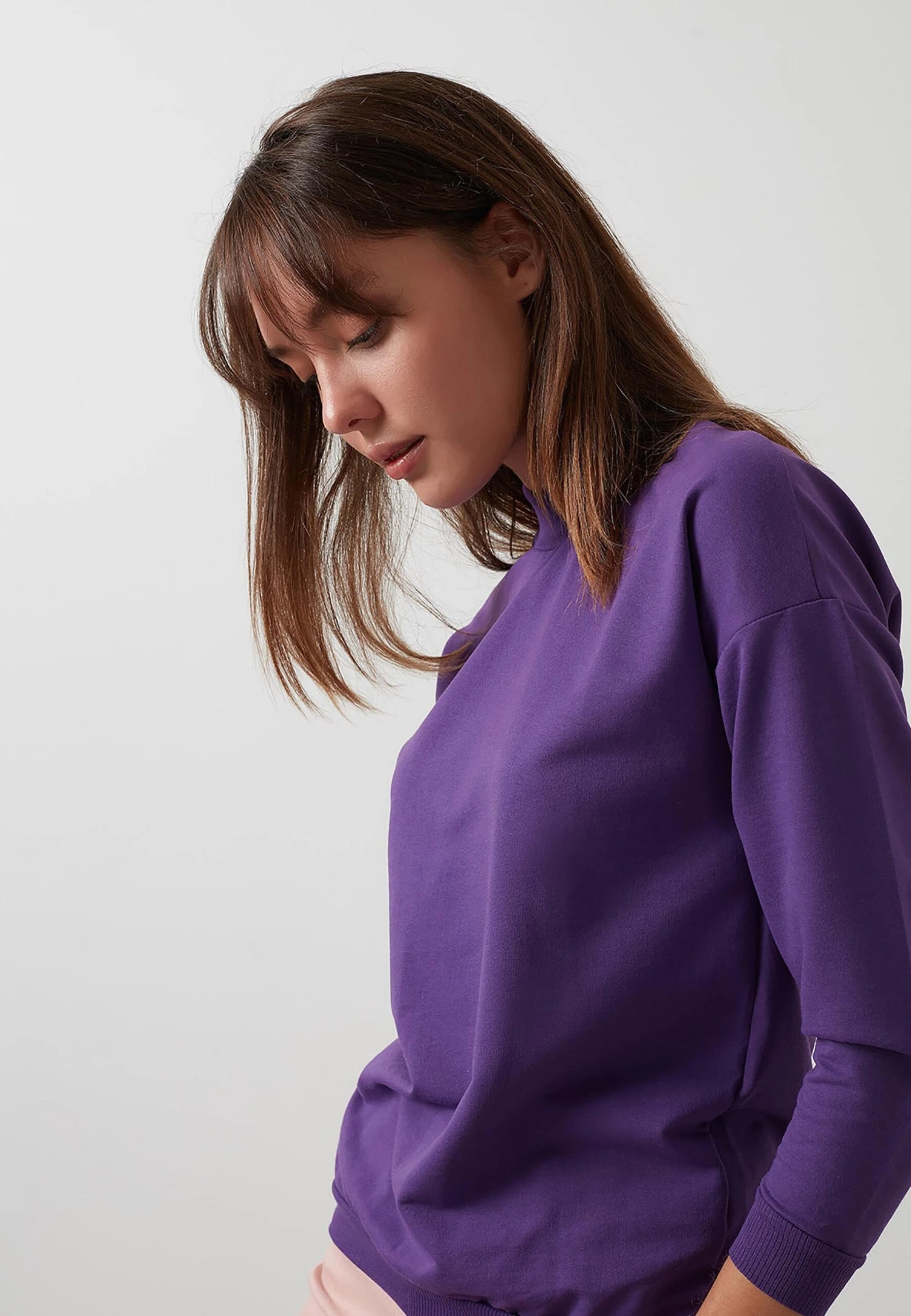 LELA Regular Fit - Sweater - Purple - Afbeelding 3
