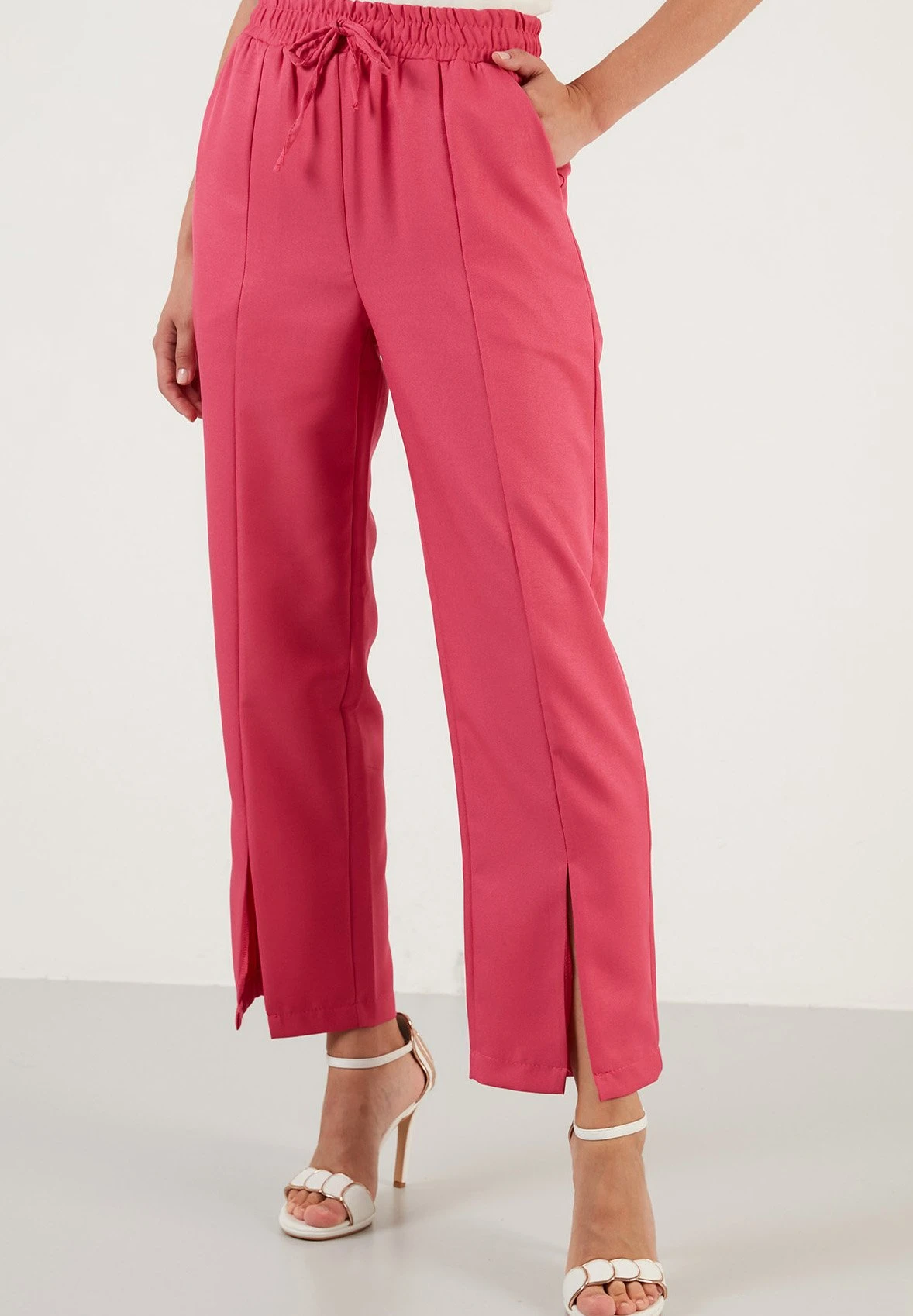 LELA Regular Fit - Broek - Fuchsia