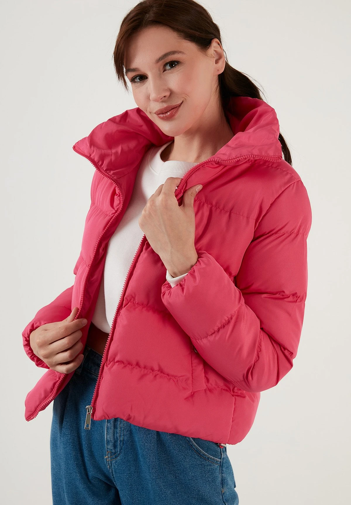 LELA Regular Fit - Winterjas - Fuchsia - Afbeelding 7