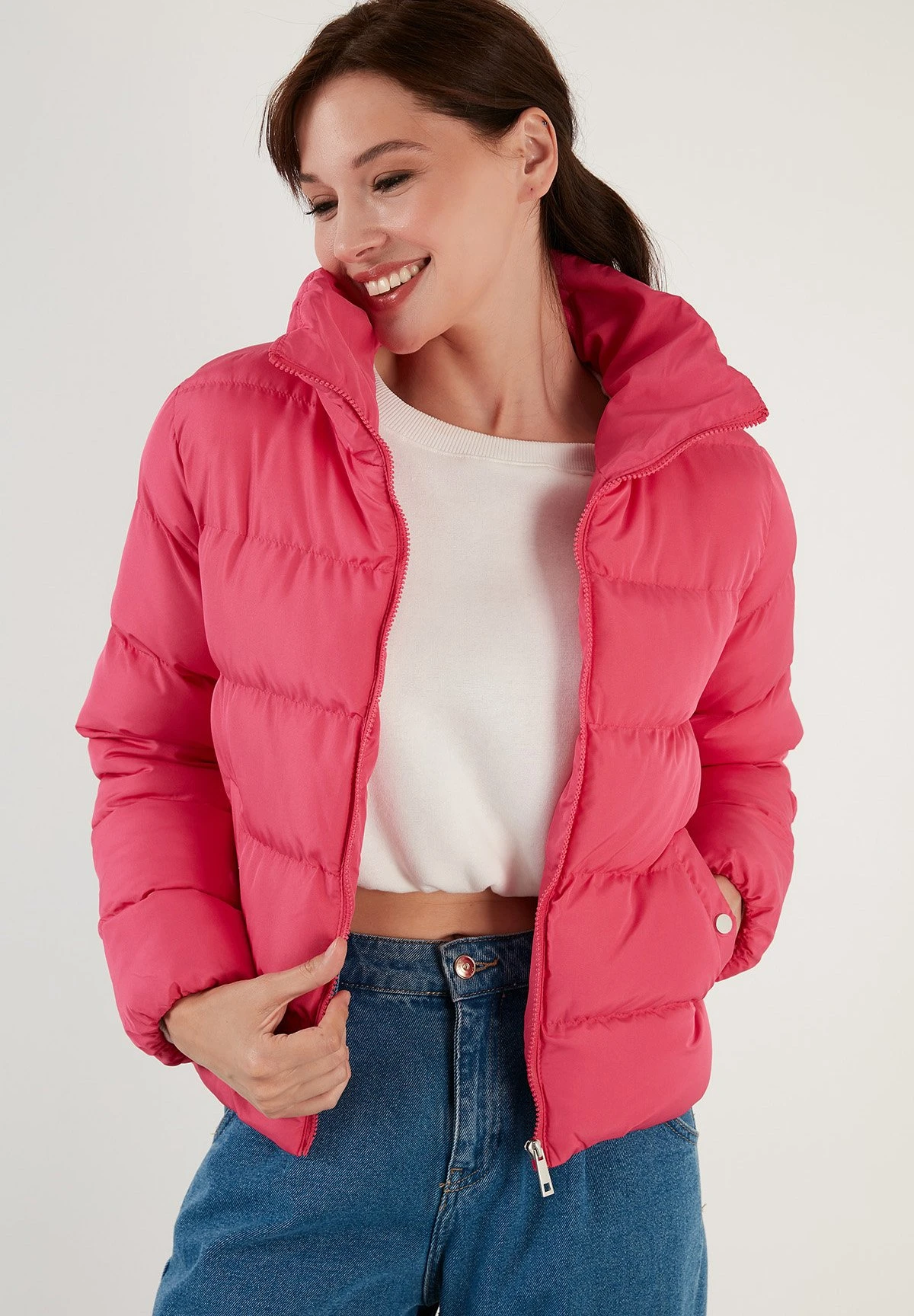 LELA Regular Fit - Winterjas - Fuchsia - Afbeelding 6