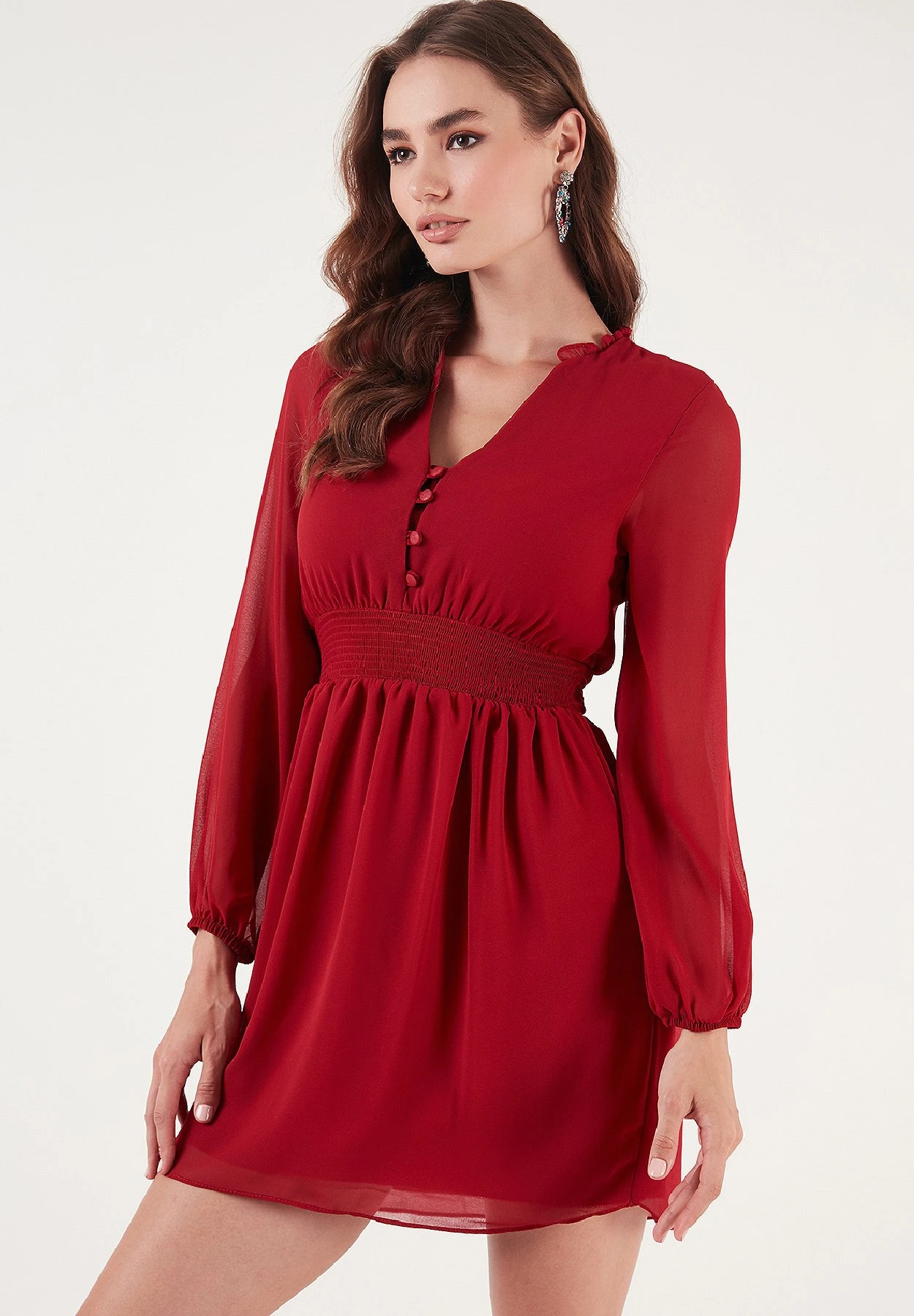 LELA Regular Fit - Jurk - Red - Afbeelding 4