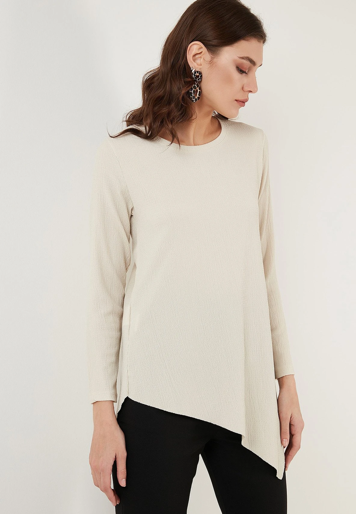 LELA Regular Fit - Blouse - Stone - Afbeelding 4