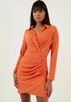 LELA Slim Fit - Etui-Jurk - Orange