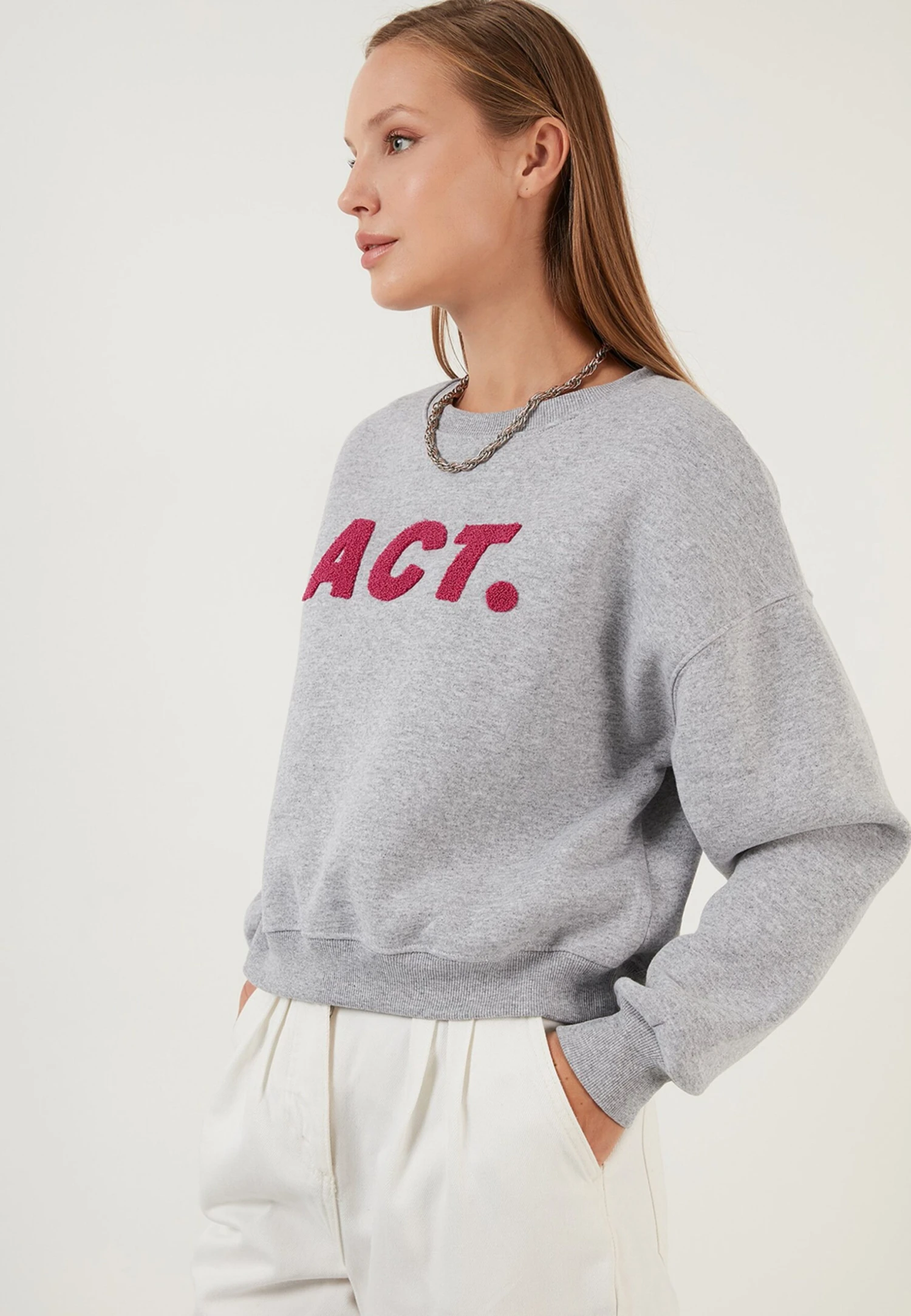 LELA Sweater - Grey - Afbeelding 4