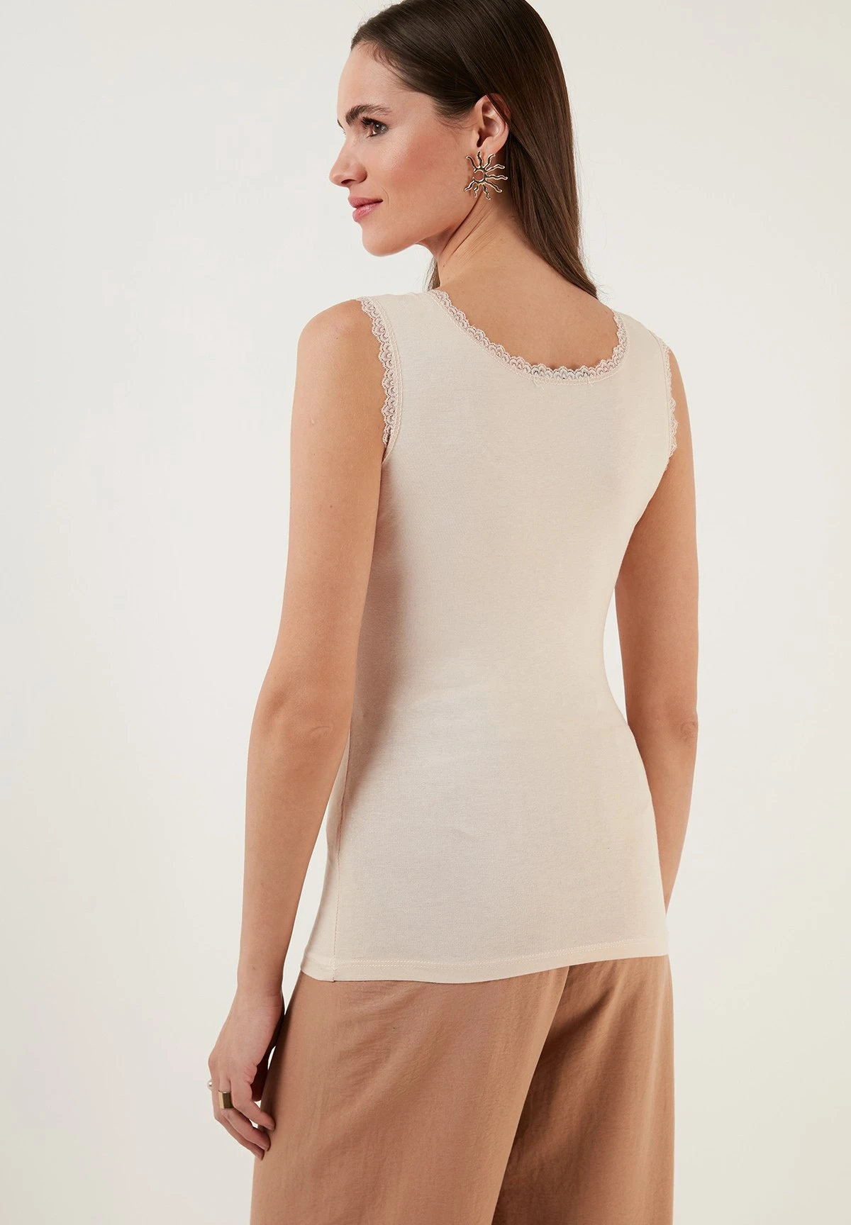 LELA Slim Fit - Top - Stone Colored - Afbeelding 2