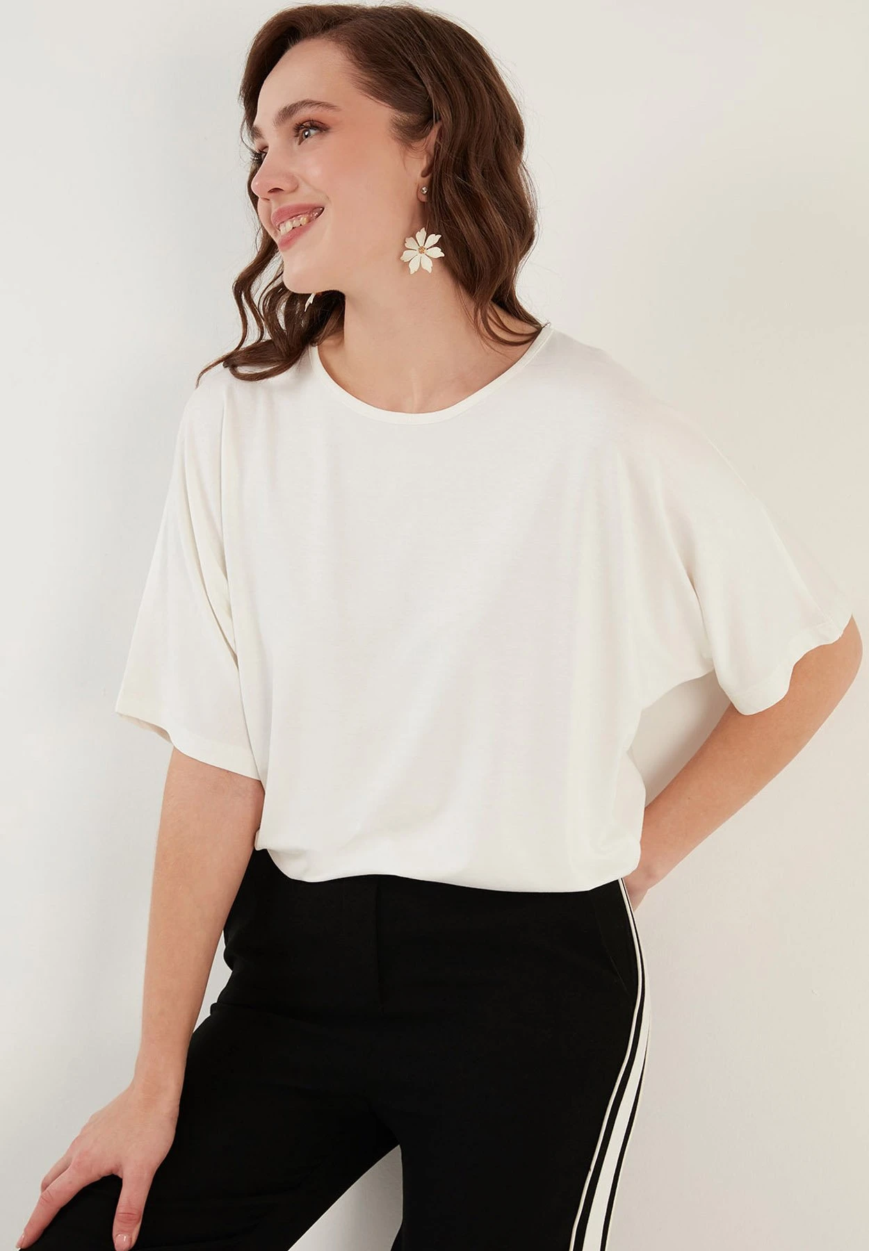 LELA Loose Fit - Blouse - Ecru - Afbeelding 5