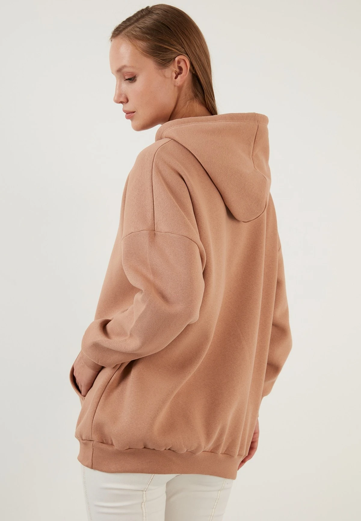 LELA Regular Fit - Hoodie - Biscuit Color - Afbeelding 2
