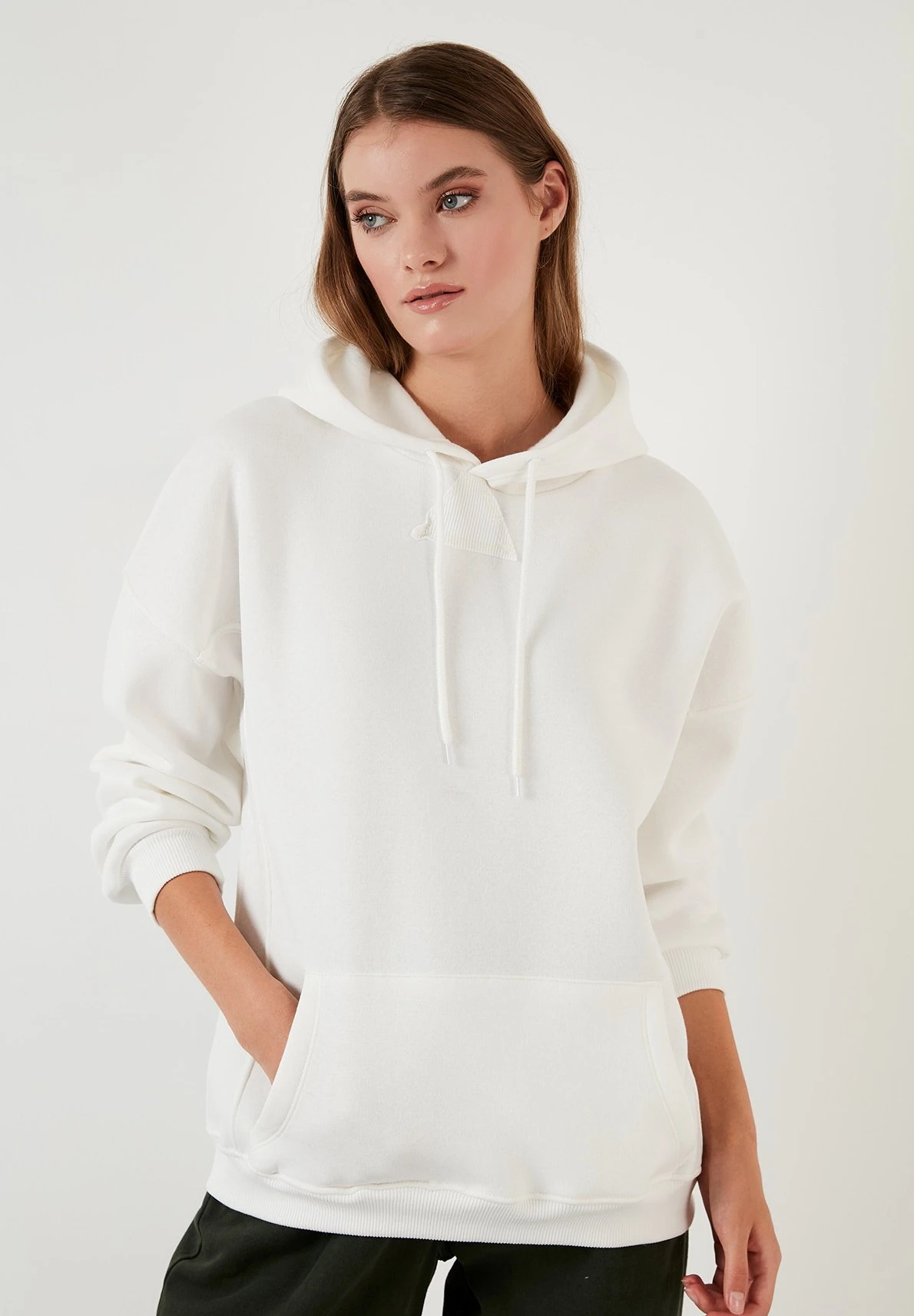 LELA Regular Fit - Hoodie - Ecru - Afbeelding 2