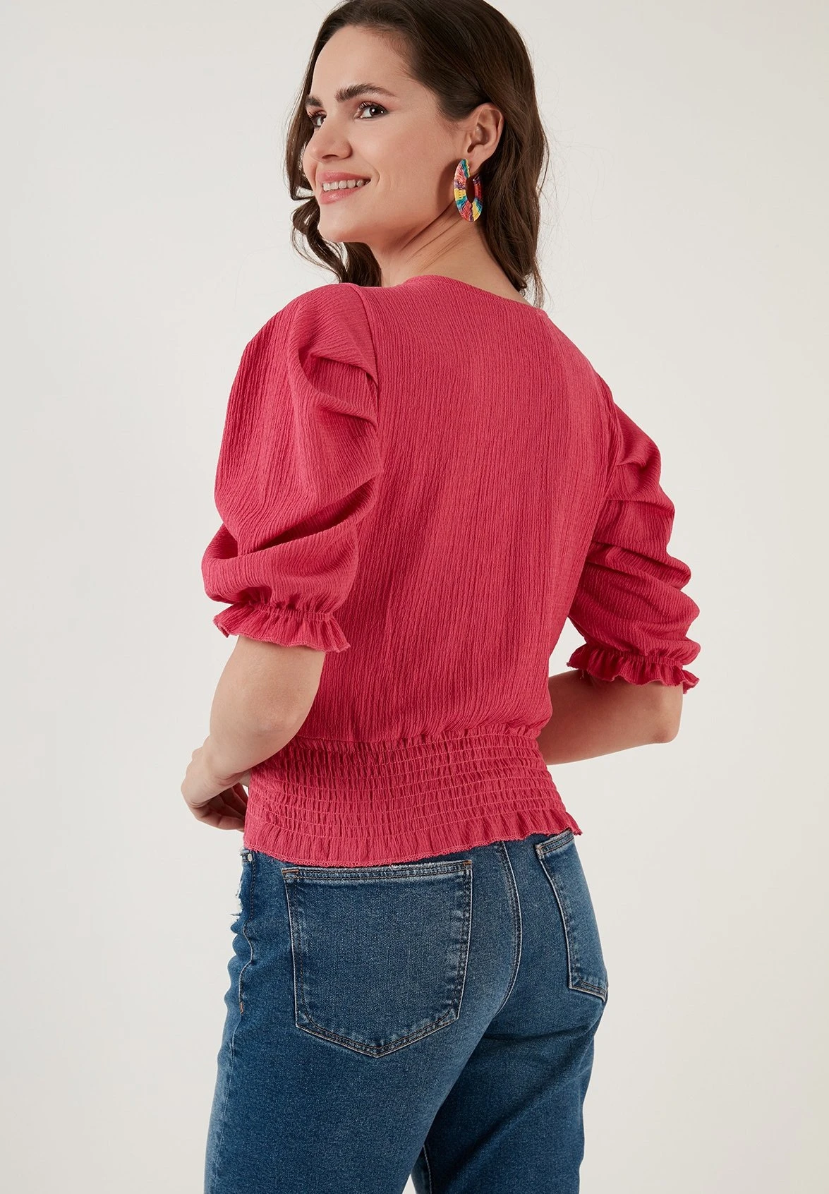 LELA Blouse - Fuchsia - Afbeelding 2