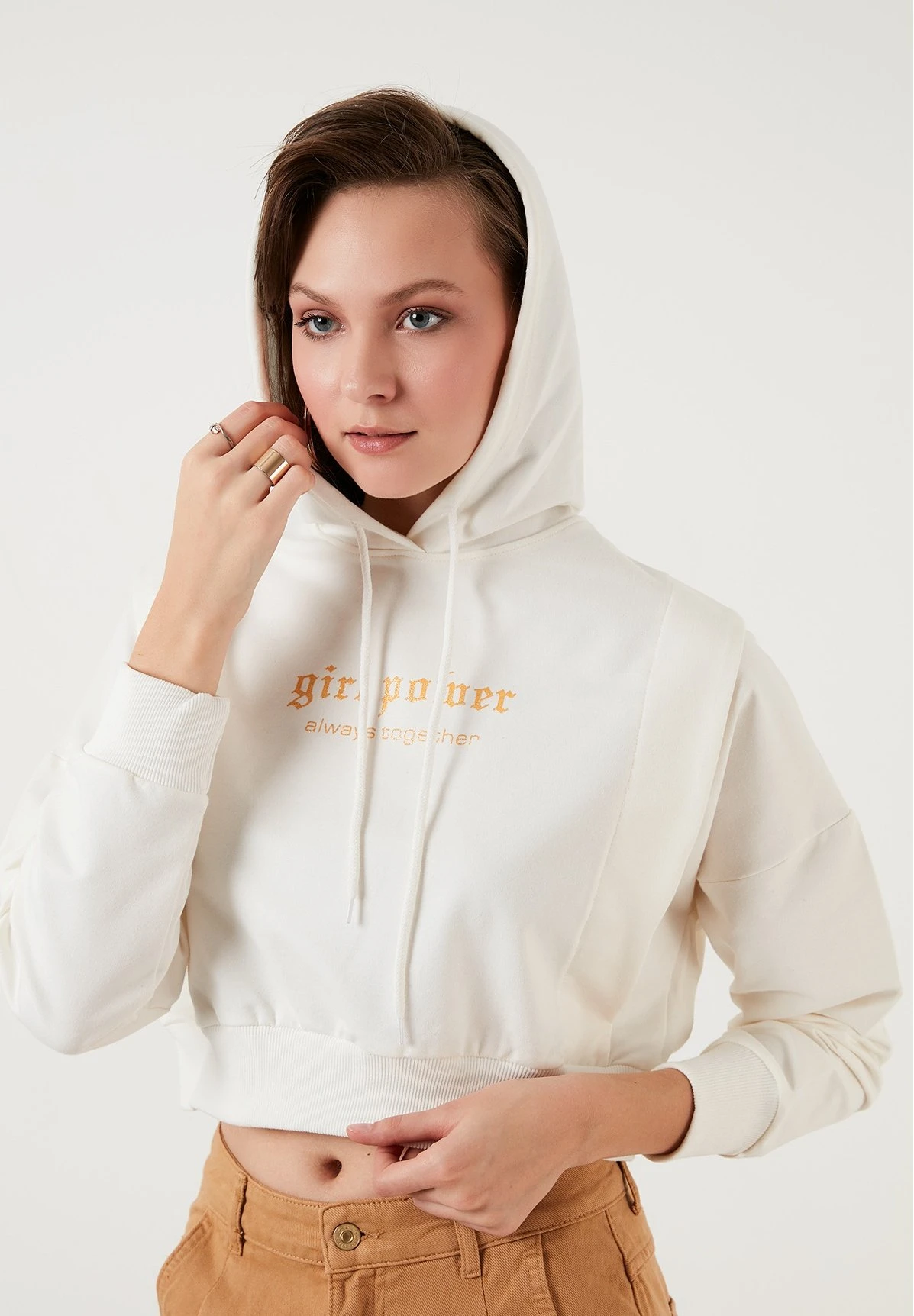 LELA Hoodie - Ecru - Afbeelding 4