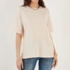 LELA Loose Fit - T-Shirt Basic - Stone