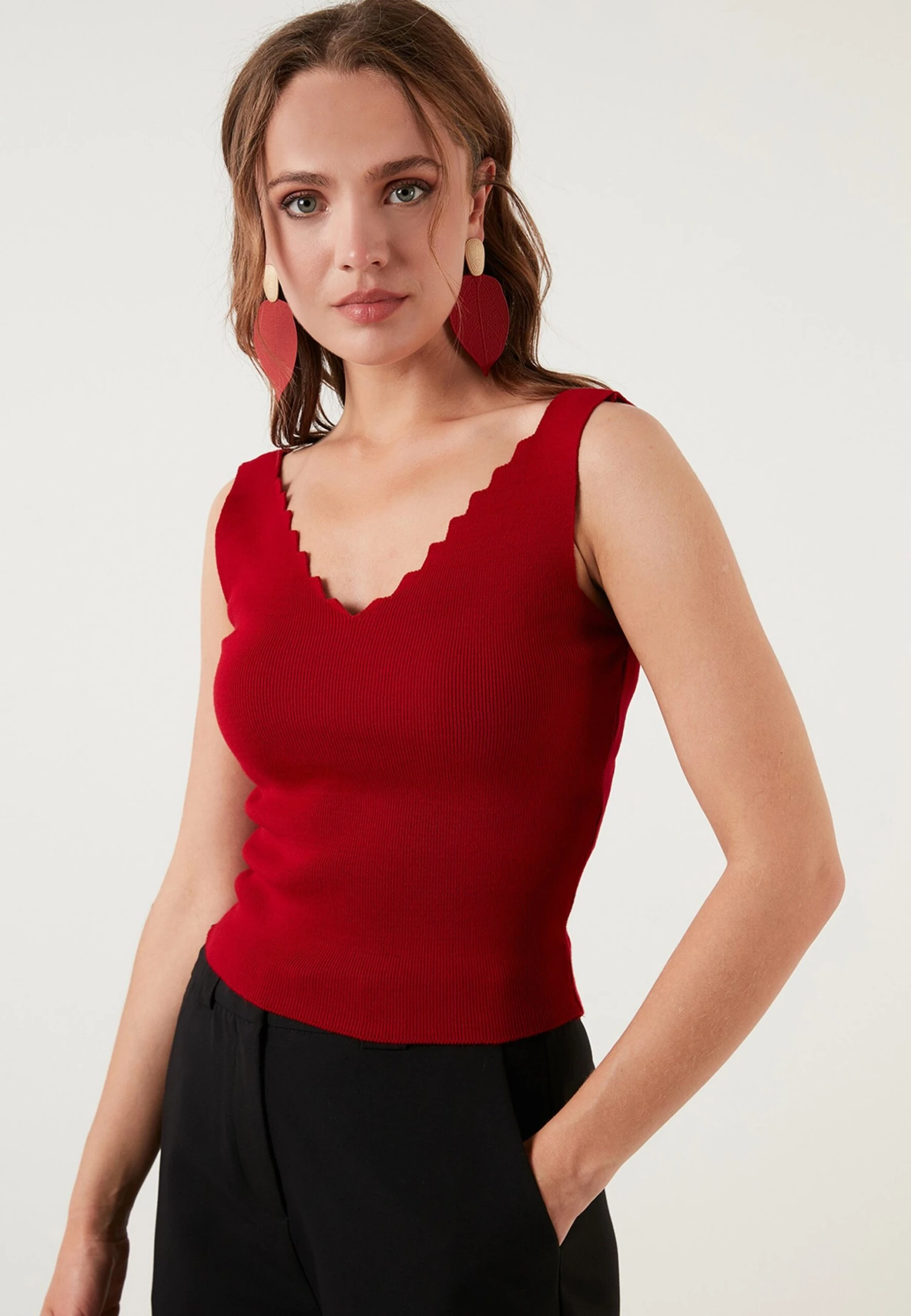LELA Regular Fit - Top - Red - Afbeelding 5
