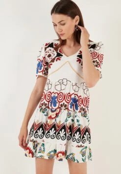 LELA Regular Fit - Jurk - Bone