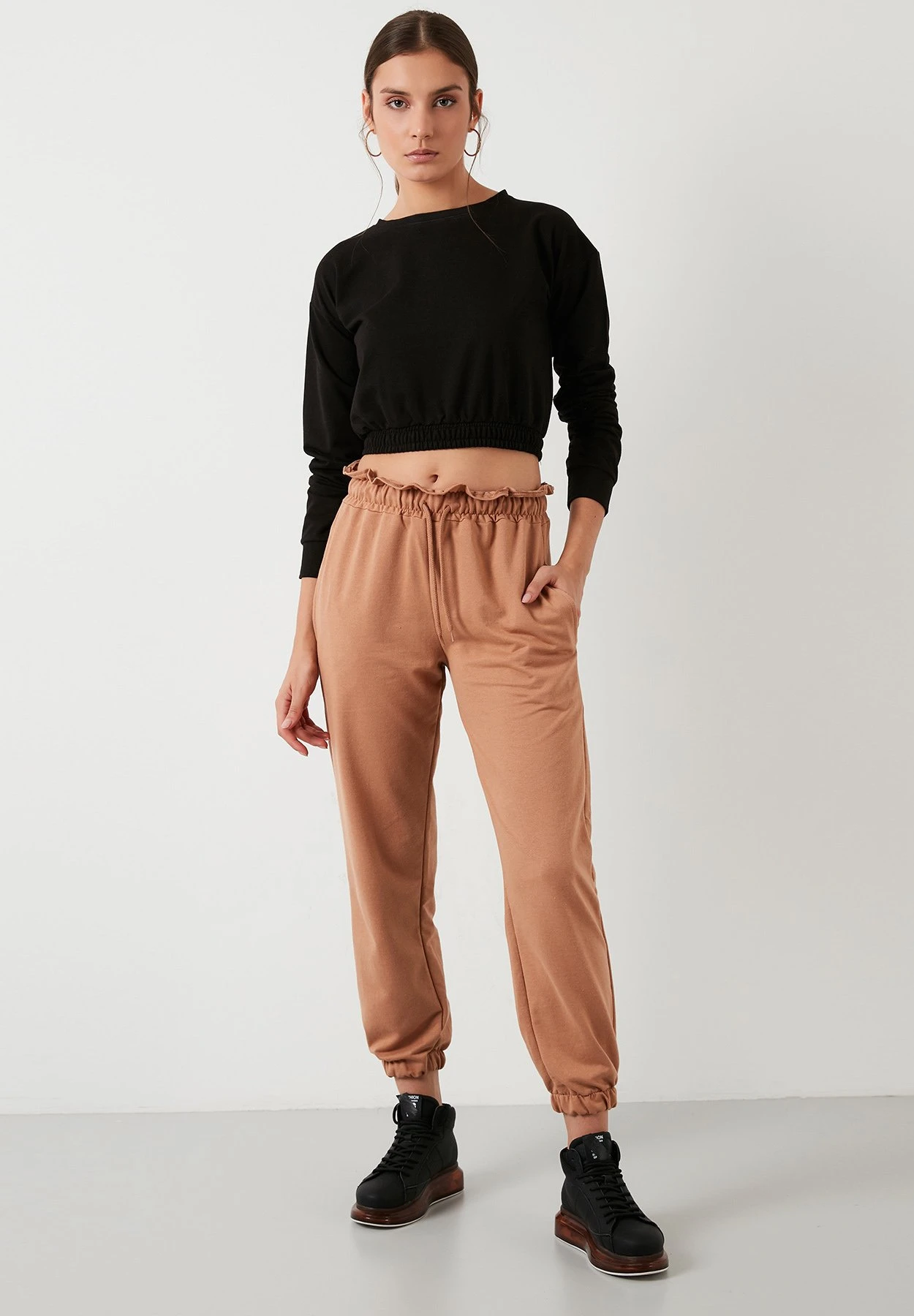 LELA Regular Fit - Trainingsbroek - Biscuit Color - Afbeelding 2