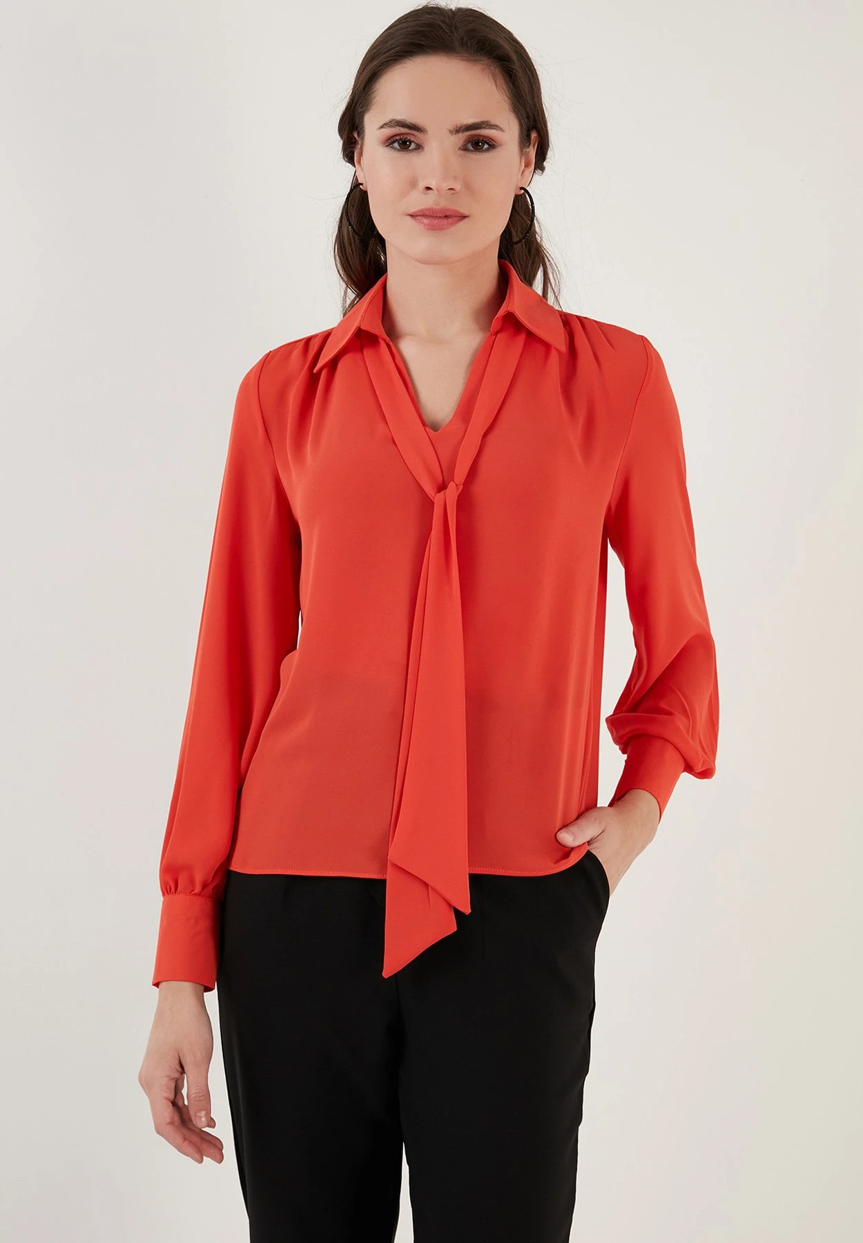 LELA Regular Fit - Blouse - Orange