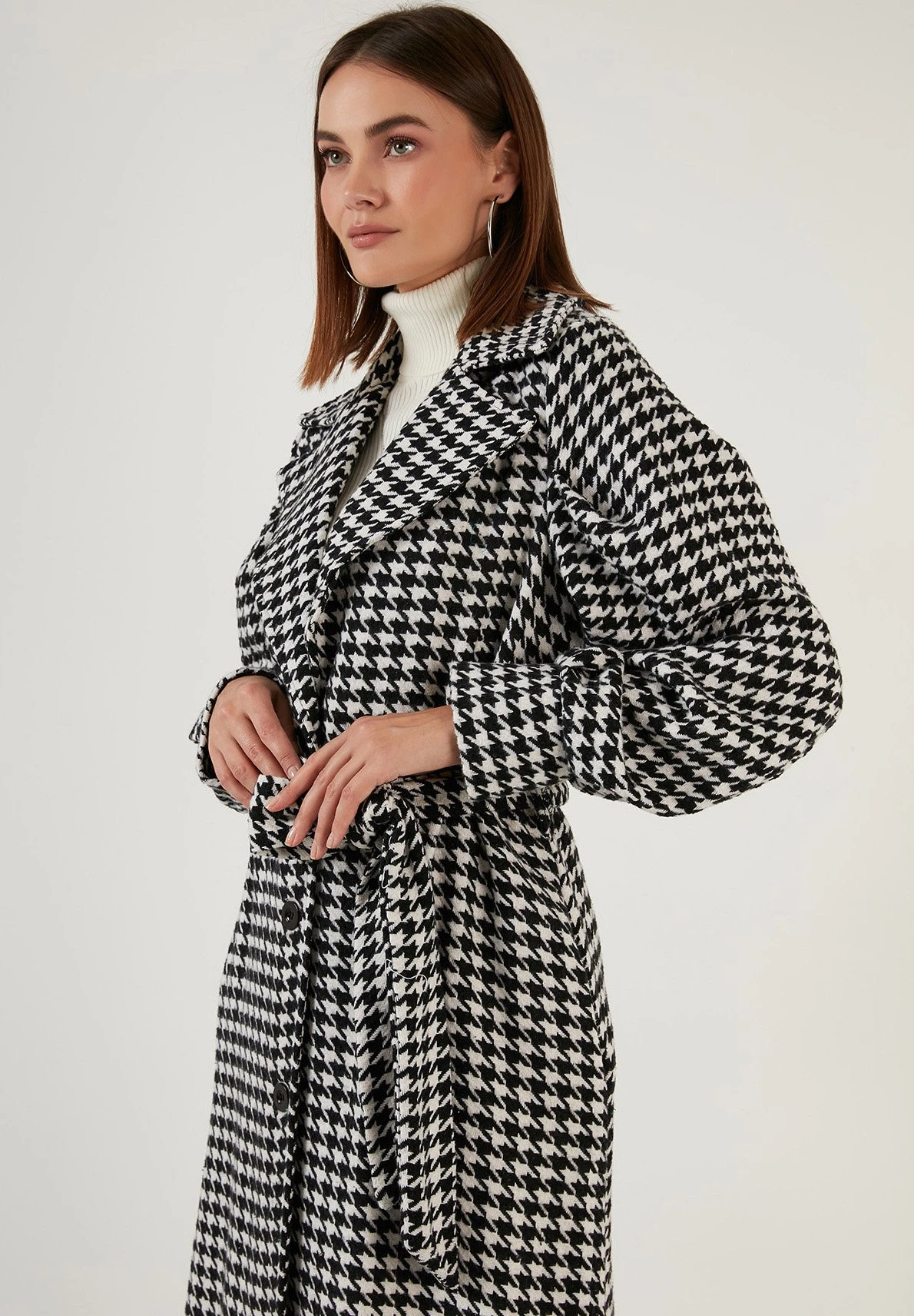 LELA Loose Fit - Trenchcoat - Black - Afbeelding 4