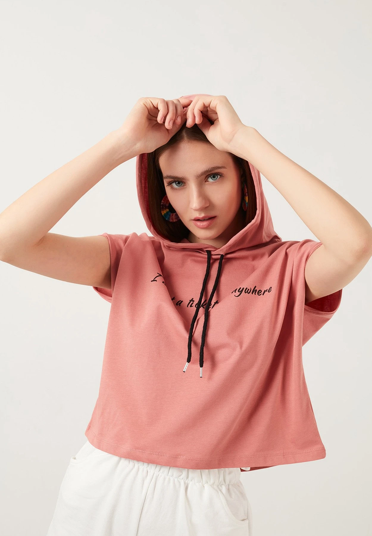 LELA Slim Fit - Hoodie - Dusty Rose Color - Afbeelding 4