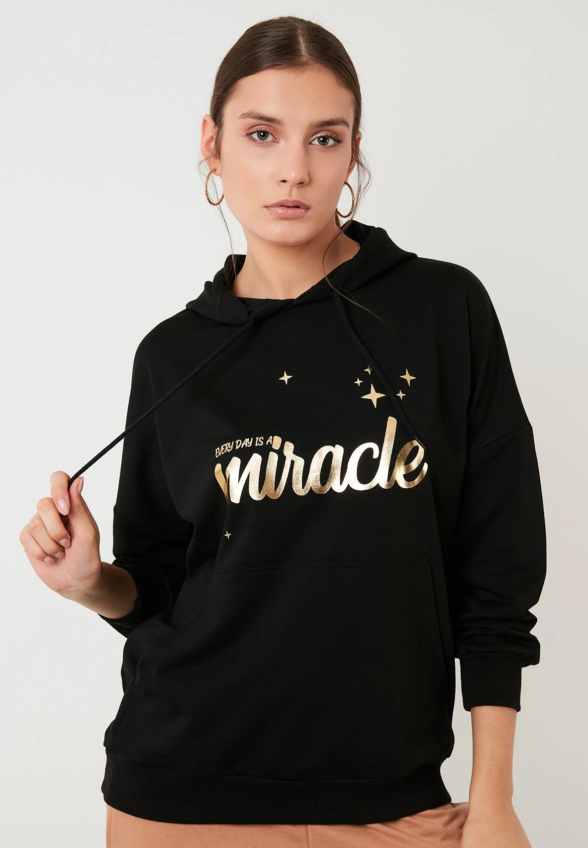 LELA Loose Fit - Hoodie - Black - Afbeelding 3