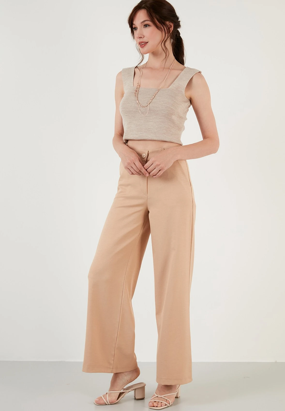 LELA Regular Fit - Broek - Stone - Afbeelding 2