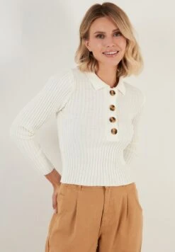 LELA Poloshirt - Ecru