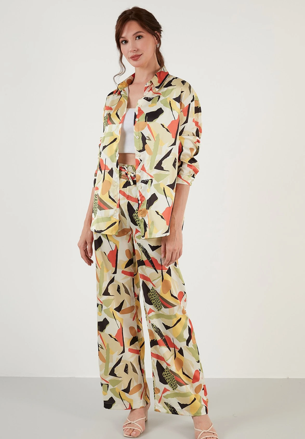 LELA Loose Fit - Broek - Yellow - Afbeelding 2