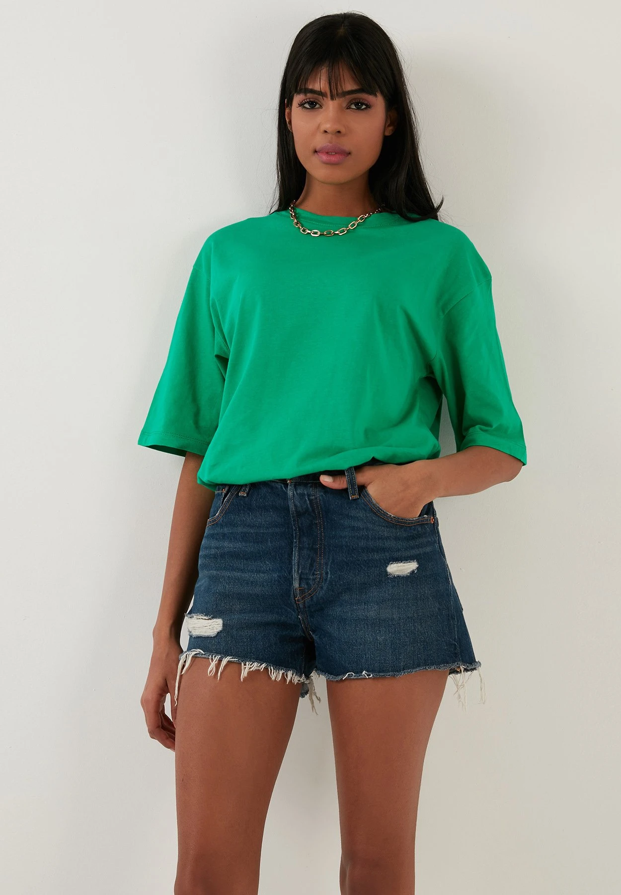 LELA Loose Fit - T-Shirt Basic - Benetton Color - Afbeelding 6