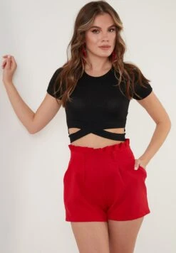 LELA Slim Fit- T-Shirt Print - Black