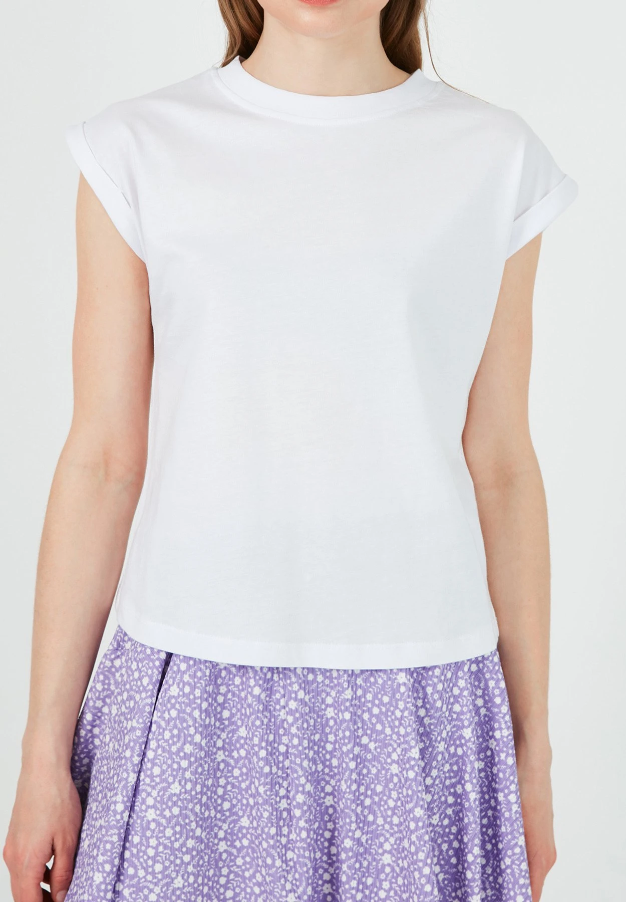 LELA Basic - T-Shirt Basic - White - Afbeelding 5