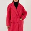 LELA Loose Fit - Mantel - Fuchsia