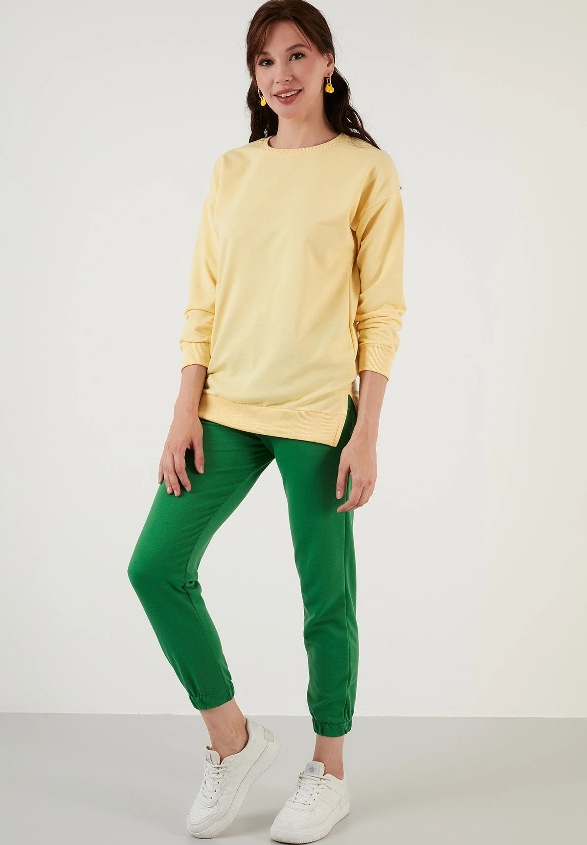 LELA Regular Fit - Sweater - Yellow - Afbeelding 4