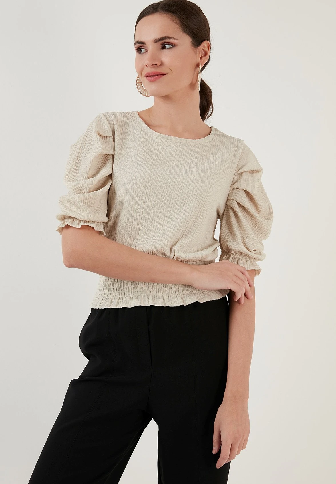 LELA Blouse - Stone - Afbeelding 5