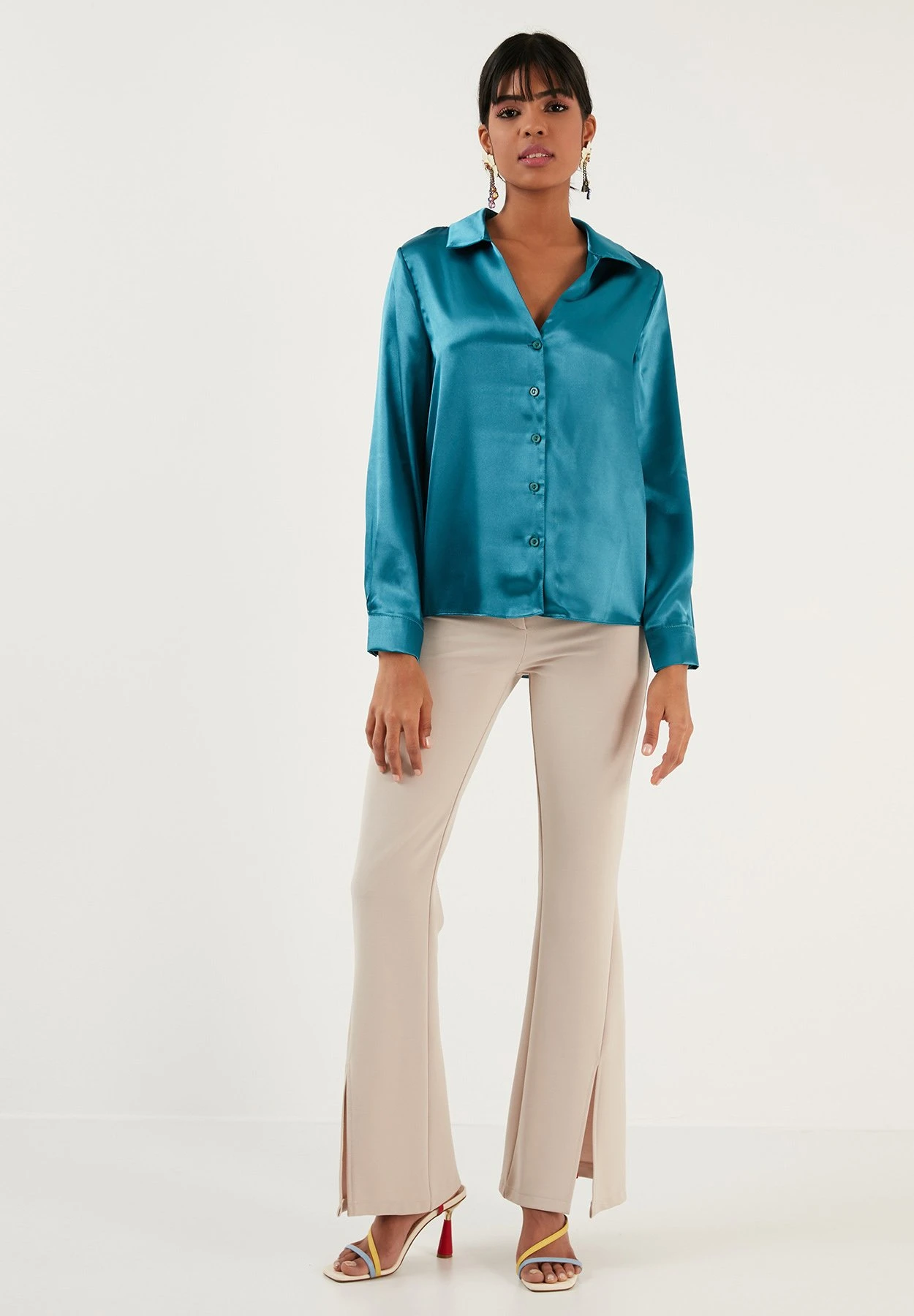 LELA Regular Fit - Overhemdblouse - Green - Afbeelding 2