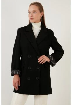 LELA Halflange Jas - Black