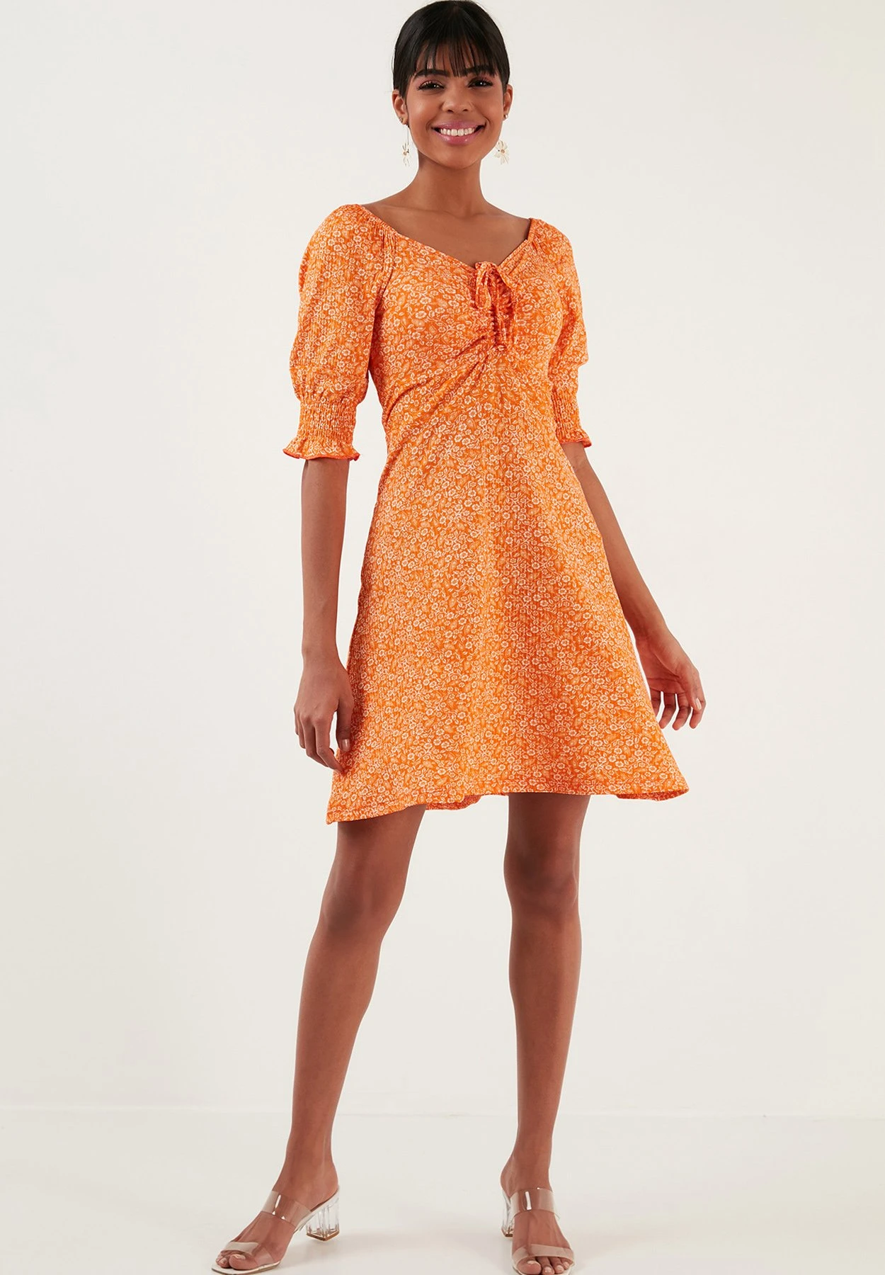 LELA Jurk - Orange - Afbeelding 2