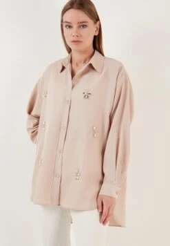 LELA Loose Fit - Overhemdblouse - Stone