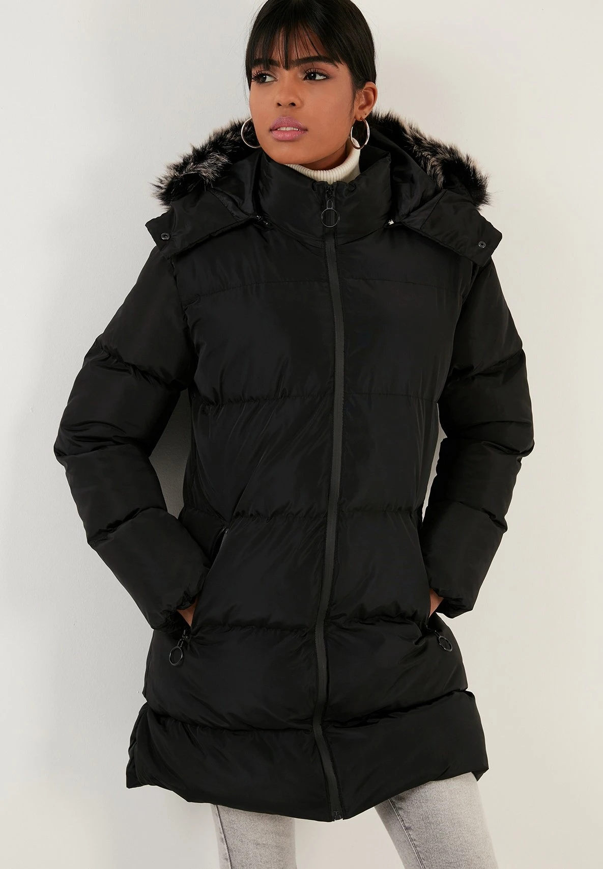 LELA Regular Fit - Winterjas - Black - Afbeelding 4