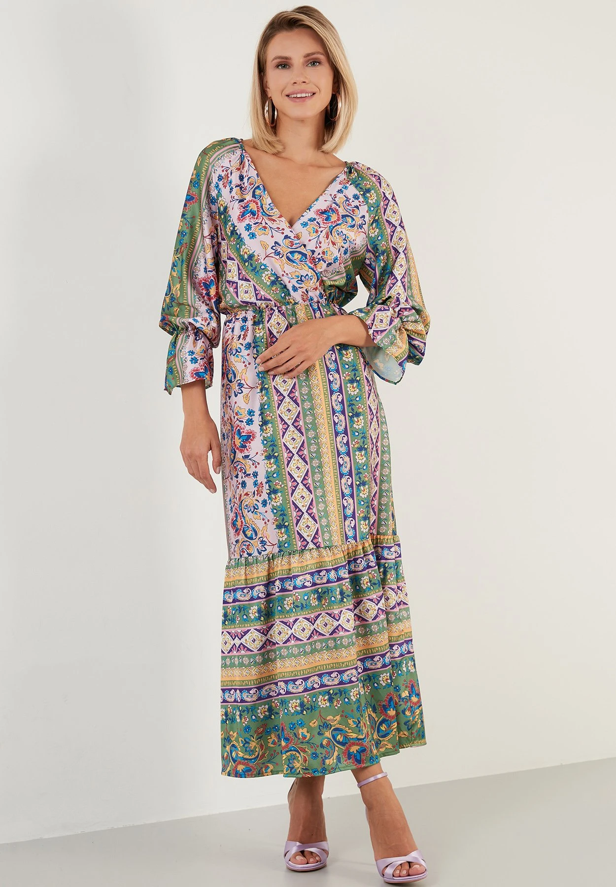 LELA Regular Fit - Maxi-Jurk - Pink - Afbeelding 5