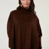 LELA Poncho - Brown