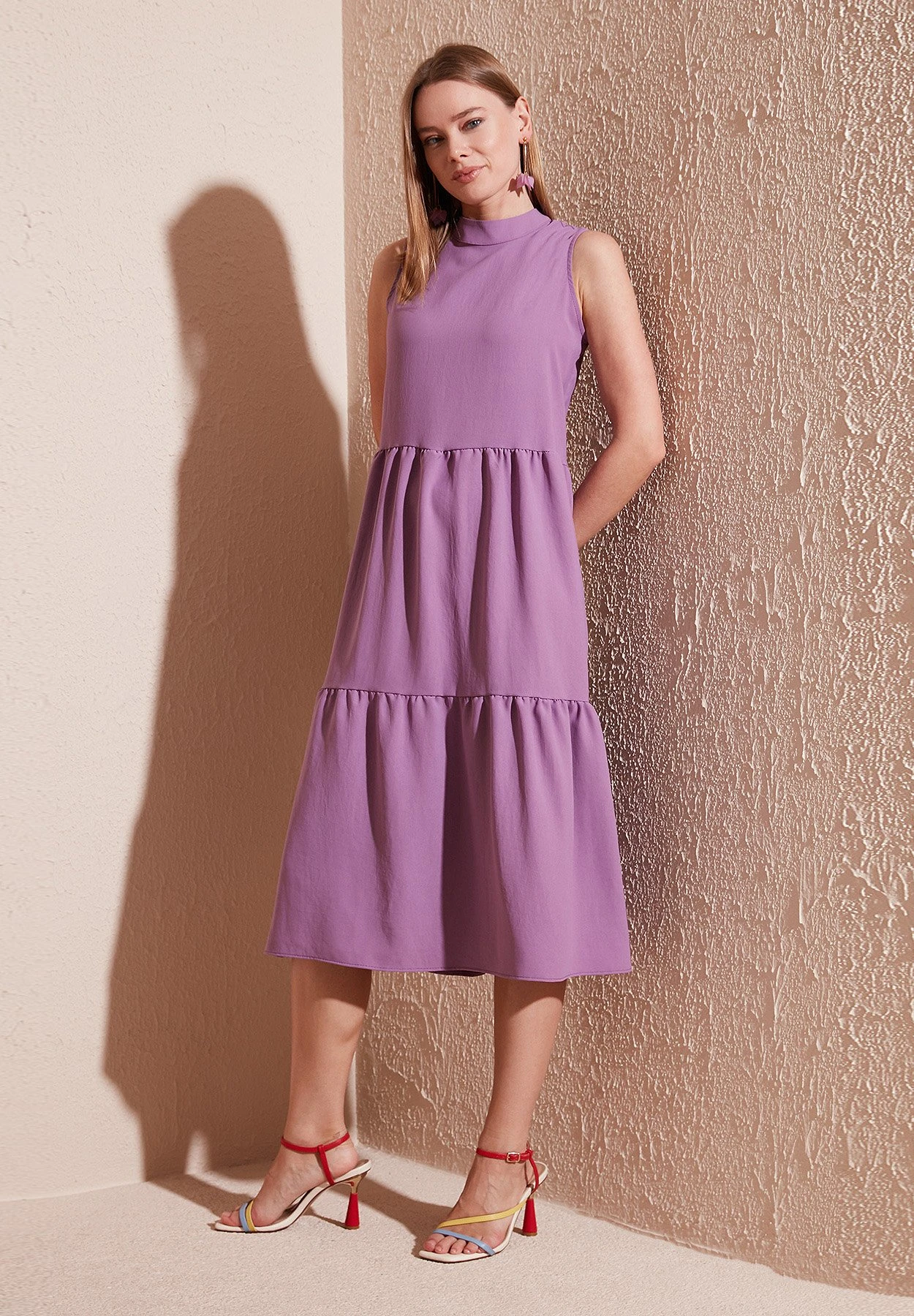 LELA Regular Fit - Jurk - Lilac - Afbeelding 4