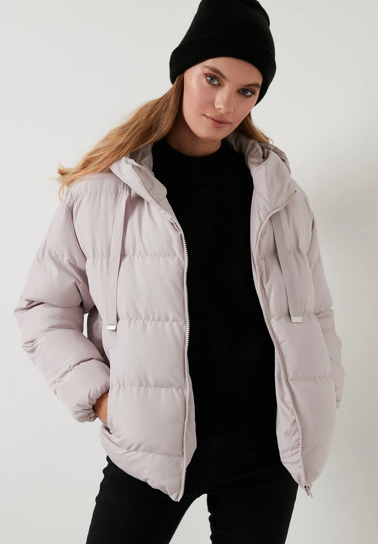 LELA Regular Fit - Winterjas - Stone Colored - Afbeelding 3